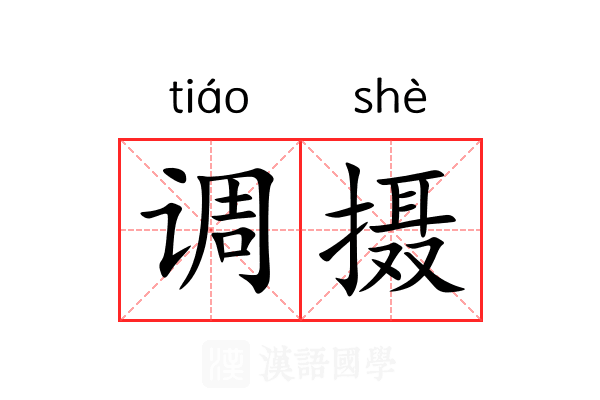 调摄 调摄