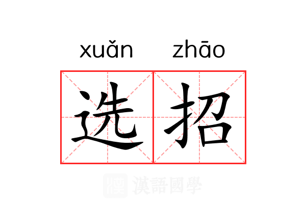 选招 选招