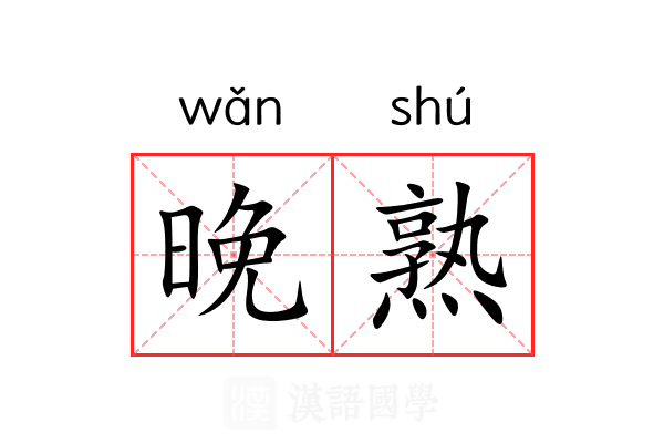 晚熟 晚熟