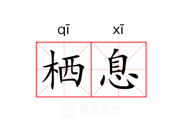 栖息 栖息