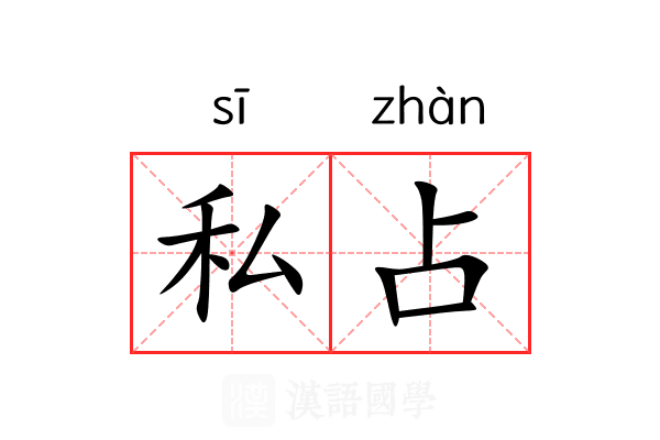 私占
