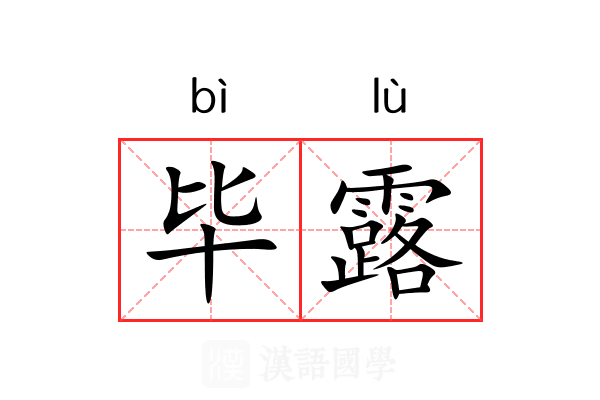 毕露 毕露