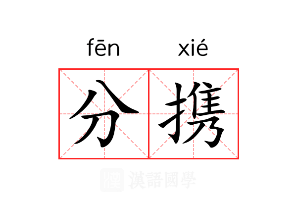 分携 分携